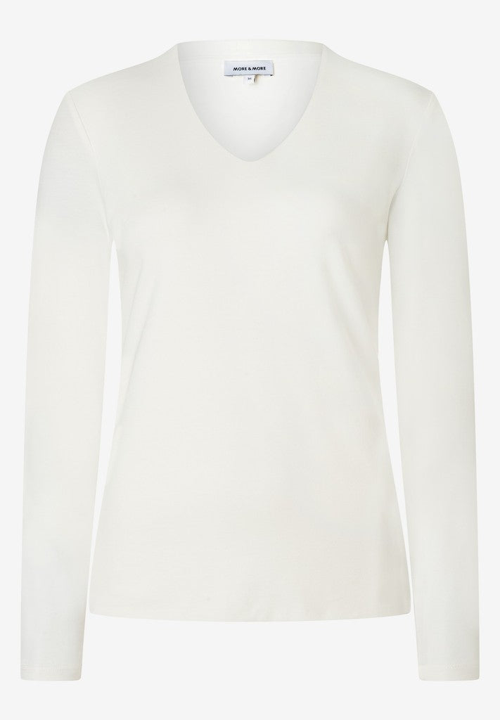 61930578 MORE&MORE - Basic Shirt 0041 off white