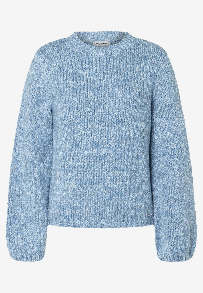 61931487 MORE&MORE - Pullover with Boucle-Yarn 0353 autumn blue