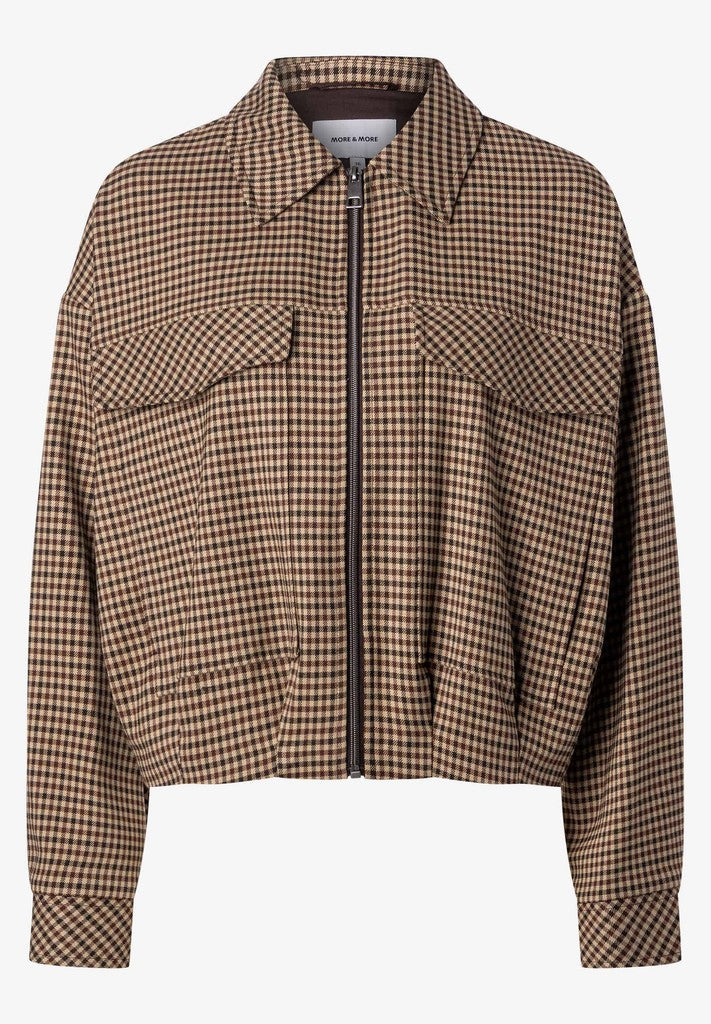 61096004 MORE&MORE - Oversized Blouson 3279 higgins check