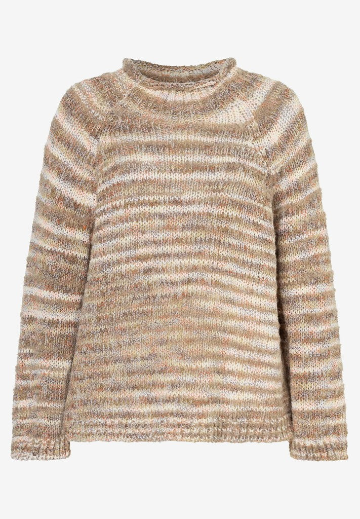 61101050 MORE&MORE - Cropped Pullover 4244 beige