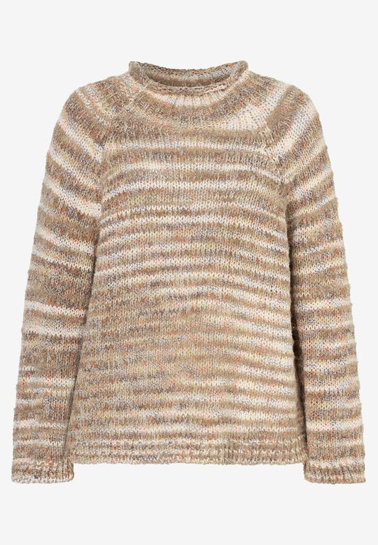 61101050 MORE&MORE - Cropped Pullover 4244 beige