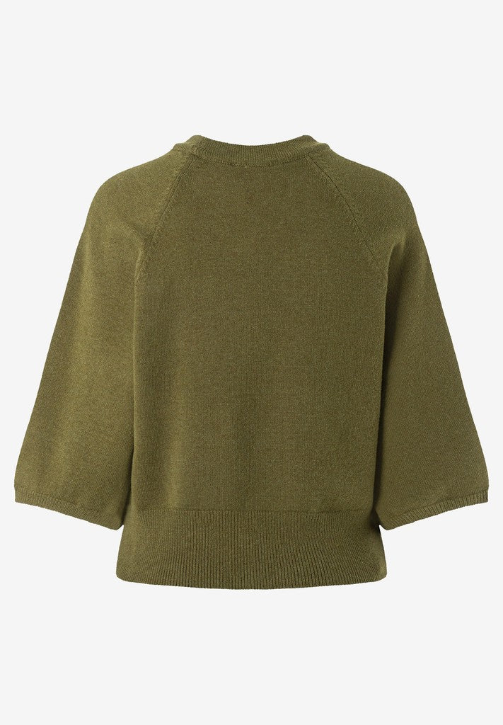 61101056 MORE&MORE - Boxy Pullover 0642 modern green