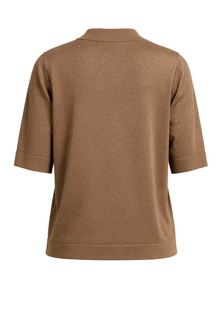88019 BIANCA - NONA Strickshirt 684 cognac