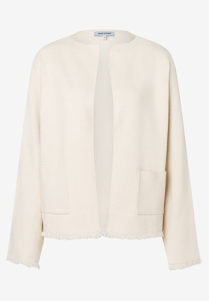 Soft Cardigan With Fringes