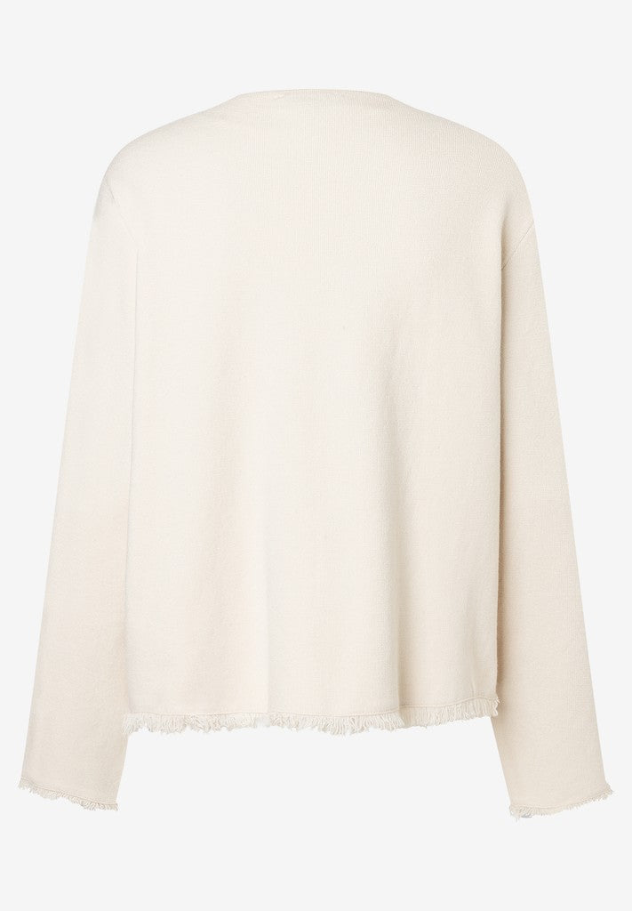 Soft Cardigan With Fringes