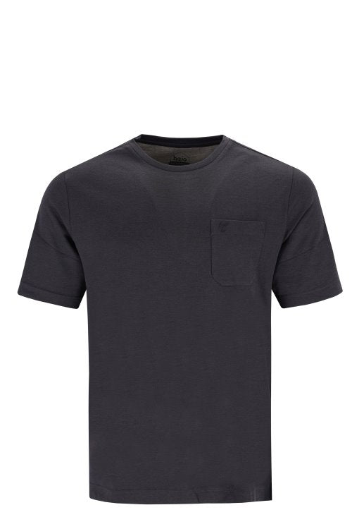 20094 HAJO - Softknit T-Shirt 100 schwarz