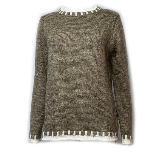 255451 CAPUCCINO - Pullover 161 stein