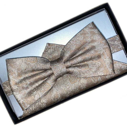 1166900 LESS - DIGEL Ceremony Fliege und Einstecktuch 74 beige