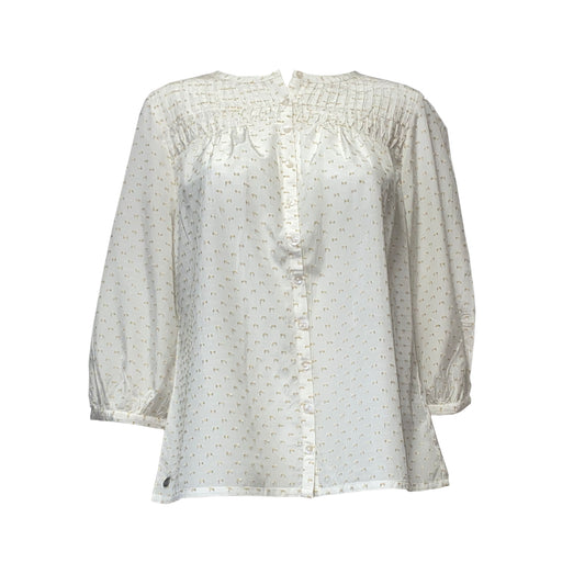 BBL BLO 00 14056 BRAKEBURN wmn - Boardwalk Blouse cream