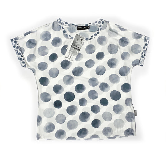260820 CAPUCCINO - Blusenshirt 786 blau gepunktet
