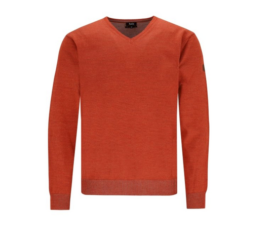 20027/5 HAJO - V-Pullover Smart Relax 331 rost