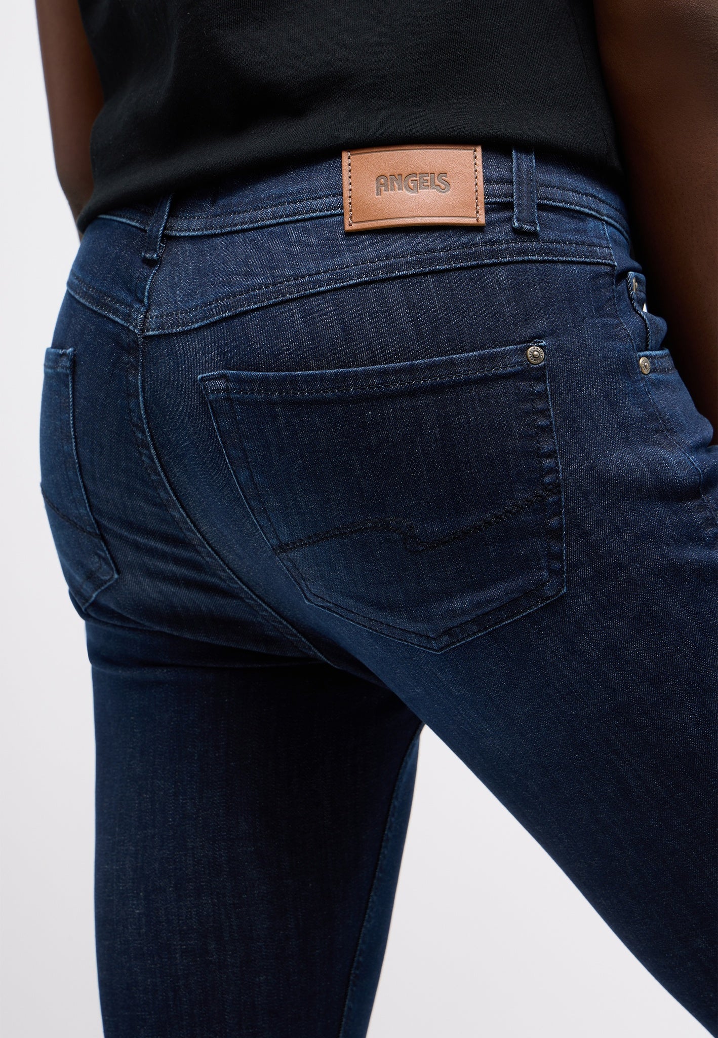 346 ORNELLA - ANGELS Jeans - 3158 dark indigo used