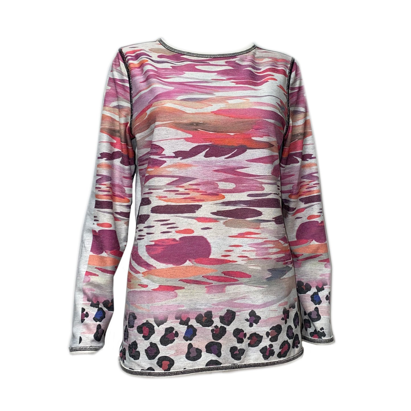 260522 CAPUCCINO Damen Wendepullover 300 fuchsia