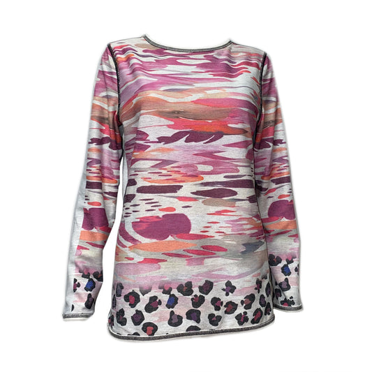 260522 CAPUCCINO Damen Wendepullover 300 fuchsia