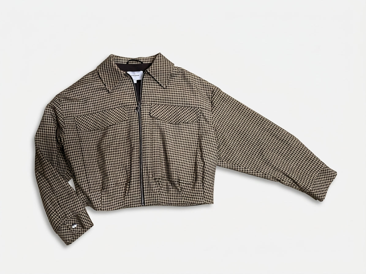 61096004 MORE&MORE - Oversized Blouson 3279 higgins check