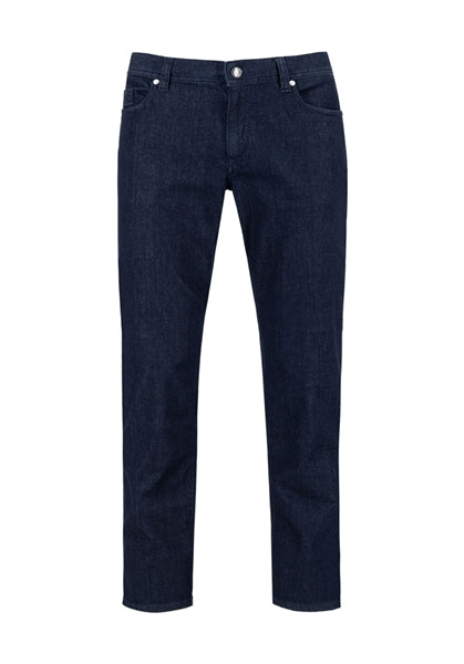 1760 PIPE - ALBERTO Pants - Super Stretch Coolmax® Navy